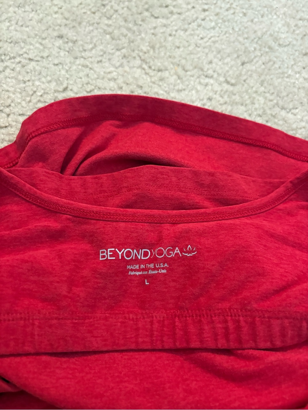 Beyond Yoga Red Workout Set - Picture 5 of 5